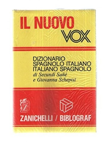 NUOVO DIZIONARIO SPAGNOLO-ITALIANO E ITALIANO-SPAGNOLO VOL. II