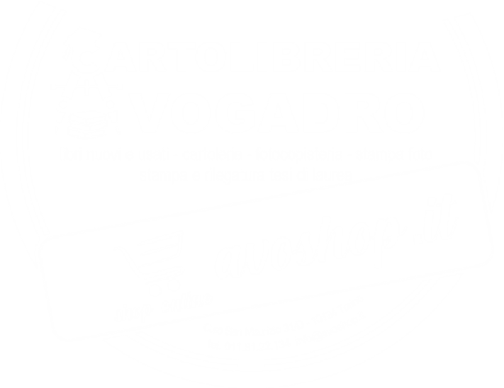 Cartolibreria Avogadro — libri nuovi e usati, cartoleria, fotocopisteria, stampa foto, stampa e rilegatura tesi di laurea